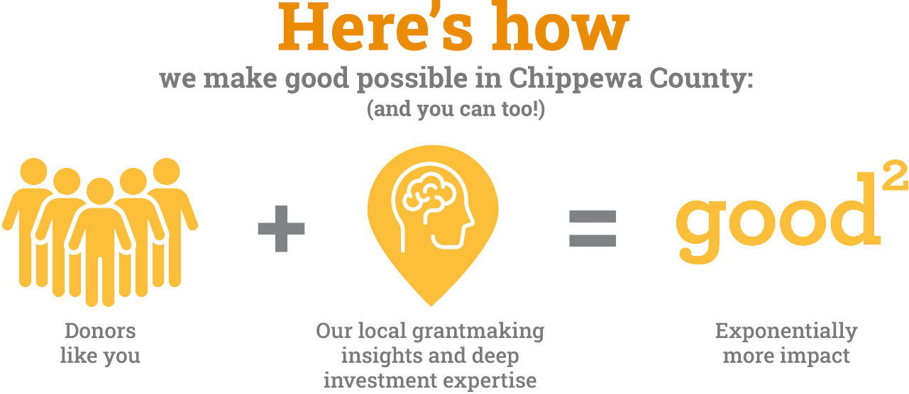 Infographic on how we make more good possible